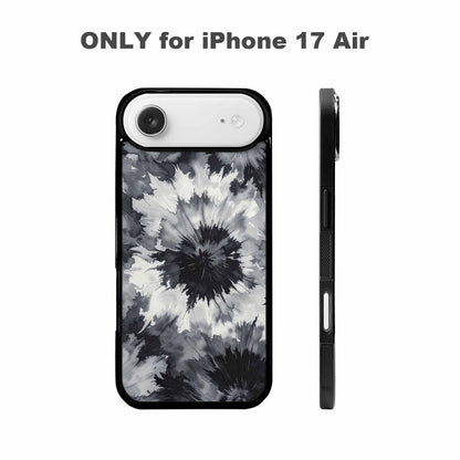 iPhone 17 Air Case — Tie Dye Black And Gray Tie, Custom Made Phone Cover