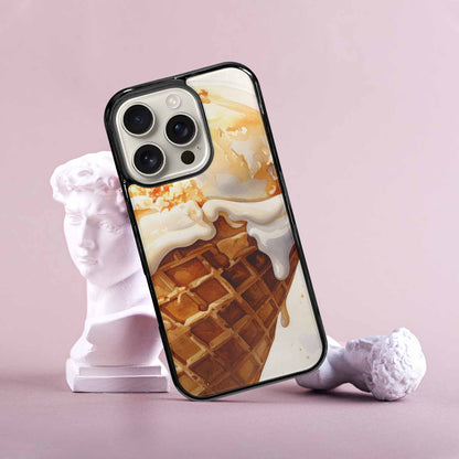 iPhone 16 Pro Case — Extreme Close Up Shot Only Drippig, Custom Printed Phone Case