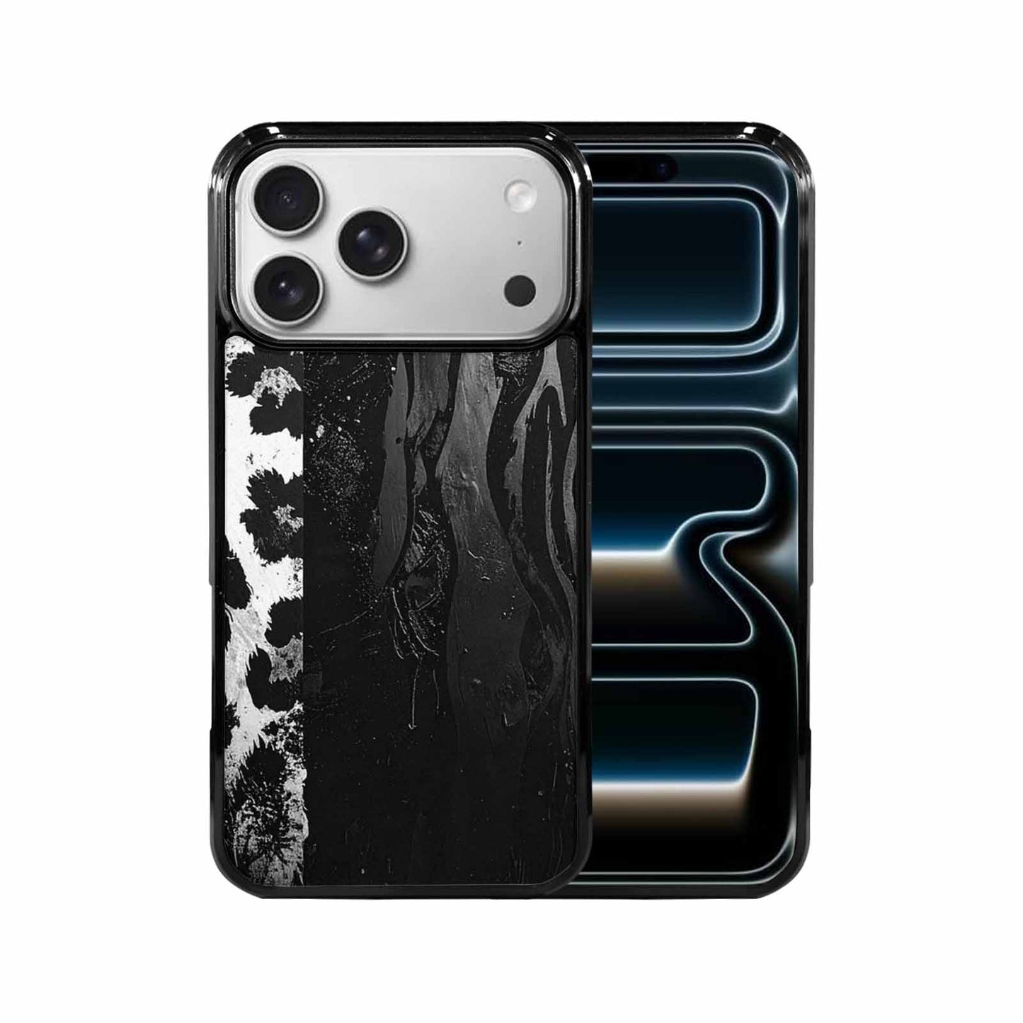 iPhone 17 Pro Max Case — Black And White Style Animal Print, Custom Art Phone Cover