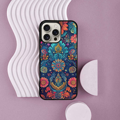 iPhone 16 Pro Max Case — Paisley Mandala, Personalized Phone Case