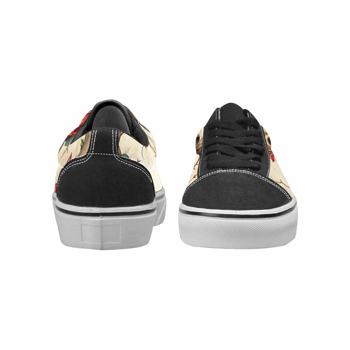 WOMEN'S Skull Roses Tree Lace-Up Canvas Y2K Custom Shoes