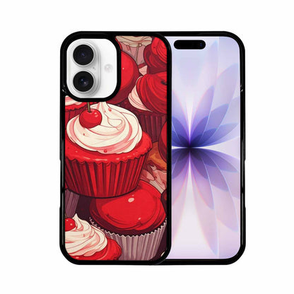 iPhone 17 Case — Retro Cherry Cupcake Retro Vintage, Custom Made Phone Cover