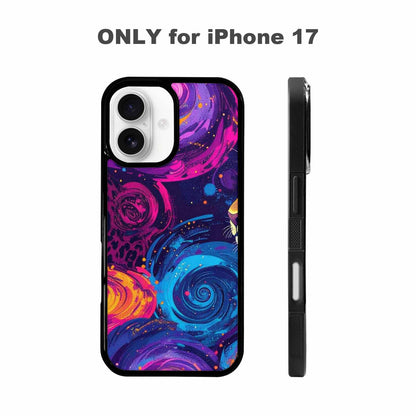iPhone 17 Case — Leopard Print Galaxy Seamless Animal Print, Customized Protective Case
