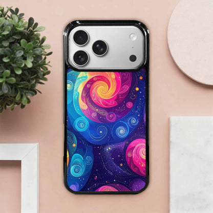 iPhone 17 Pro Max Case — Rose Galaxy Art Seamless Galaxy Space, Custom Printed Phone Case