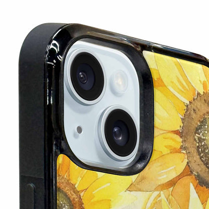 iPhone 15 Case — Sunflowers Watercolor, Original Design Phone Case
