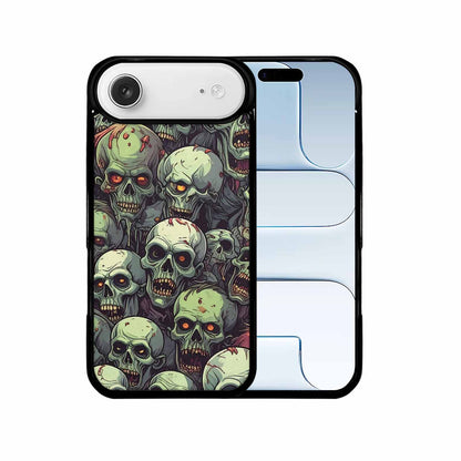 iPhone 17 Air Case — Zombie Head Pattern Hundreds Of Gothic, Customized Protective Case