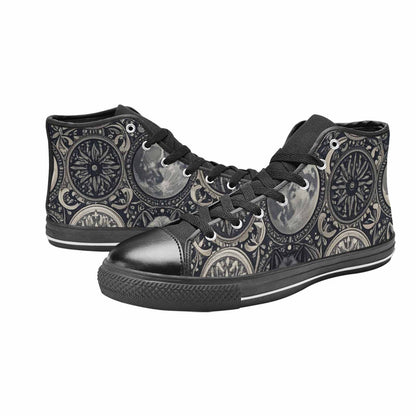 MEN'S Wolves Everywhere Collage High Top Canvas Surreal Custom Shoes