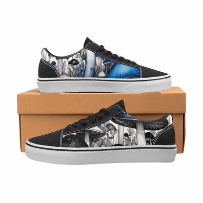 WOMEN'S Mushrooms (general) Lace-Up Canvas Surreal Custom Shoes