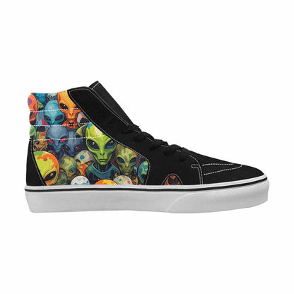MEN'S Aliens × Camo Aliens High Top Canvas Dreamlike Shoes