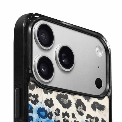 iPhone 17 Pro Case — Animal Print Black Blue Ink Animal, Unique Phone Case Design