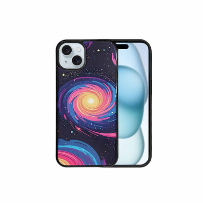 iPhone 15 Plus Case — Love Wins Galaxy Seamless Pattern Vibrant, Custom Designed Case Cover