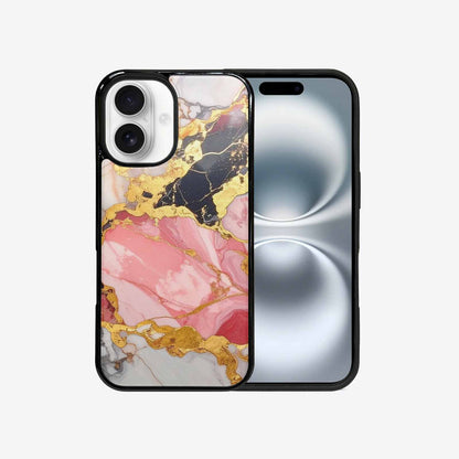 iPhone 16 Case — Marble Vein Marble Veins Pattern Hundreds, Unique Phone Case Design
