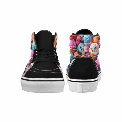 MEN'S Ice Cream Monsters  High Top Canvas Neon Fantasy Custom Shoes