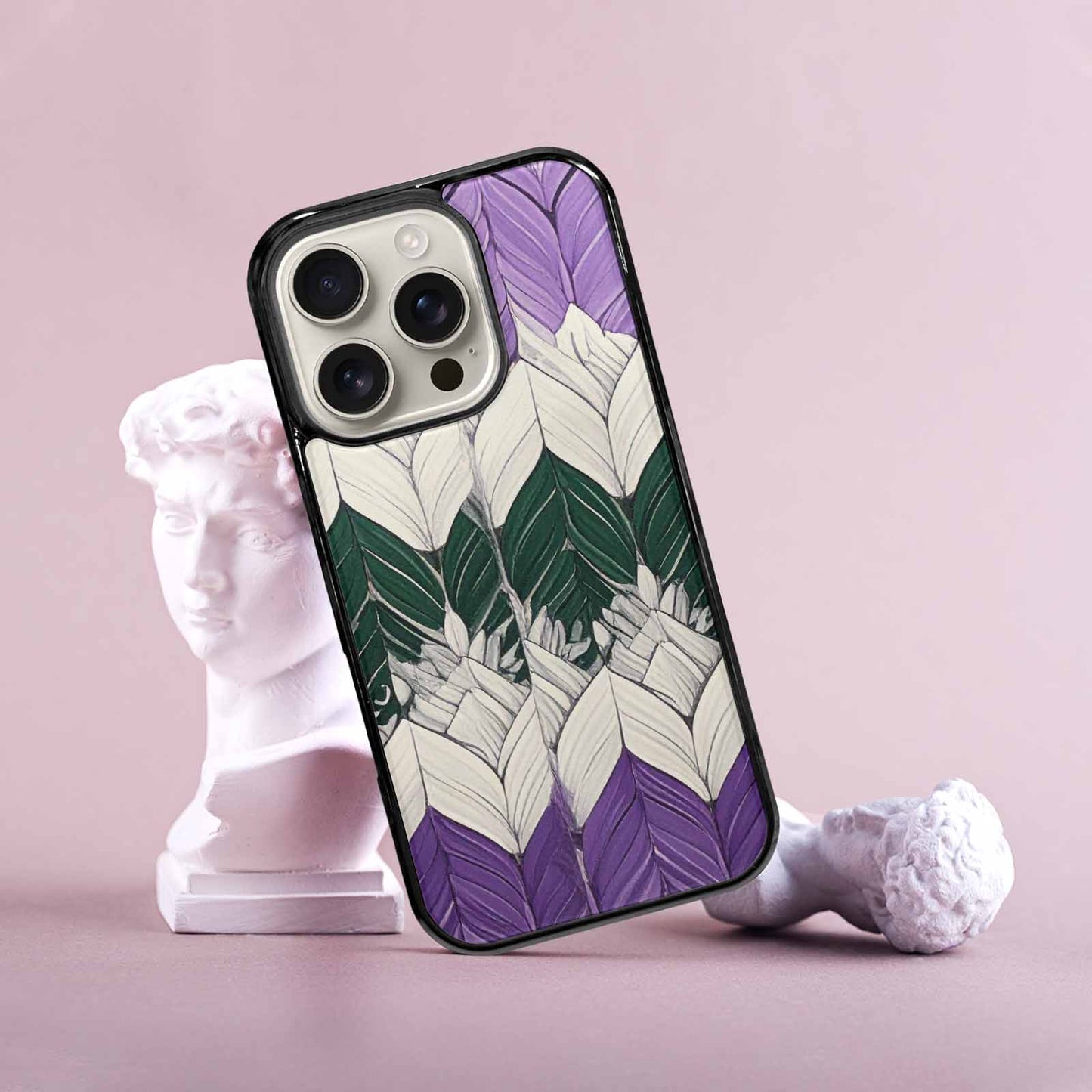 iPhone 16 Pro Case — Genderqueer Flag Color Theme Small Rainbow, Custom Phone Case