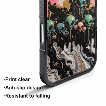 iPhone 17 Air Case — Aliens Marblemelting Aliens Pa Ciq Alien, Unique Phone Case Design