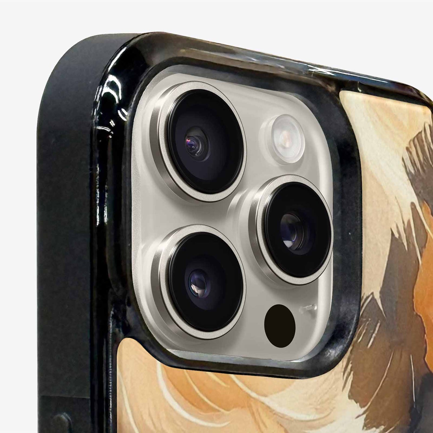 iPhone 16 Pro Max Case — Leopard Soft Airbrush Gradient, Custom Designed Case Cover
