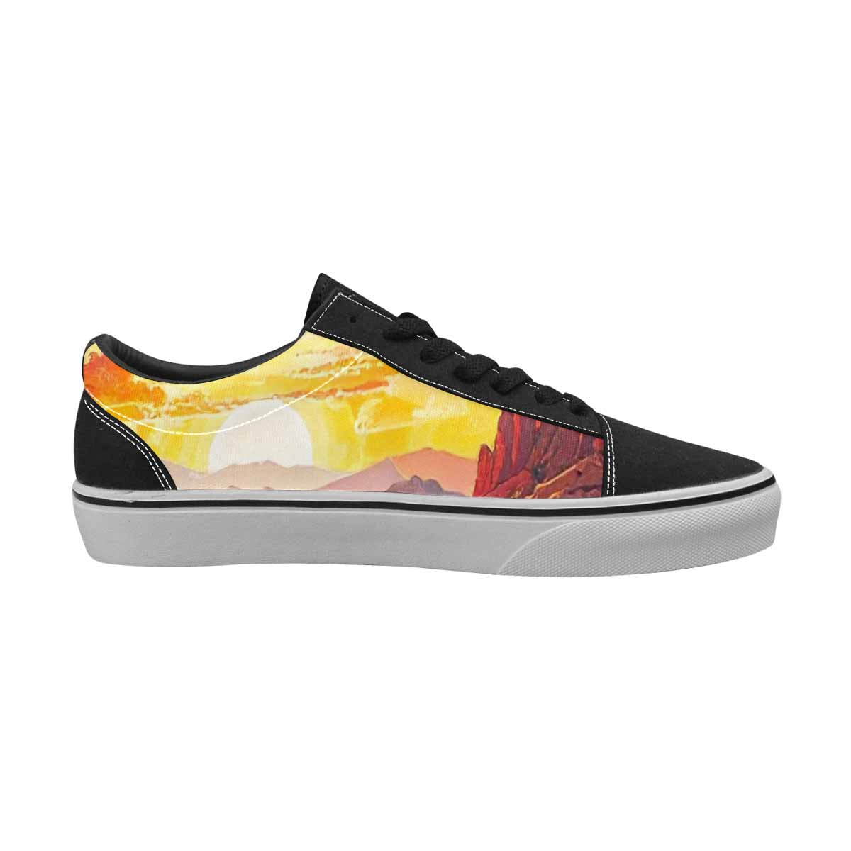 WOMEN'S Surreal Dream Fragment Lace-Up Canvas Aesthetic Shoes