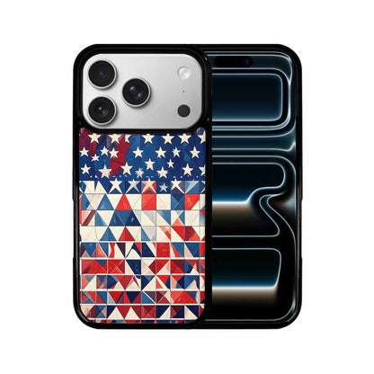 iPhone 17 Pro Case — Small American Flag Stars And Galaxy, Custom Print Case Cover