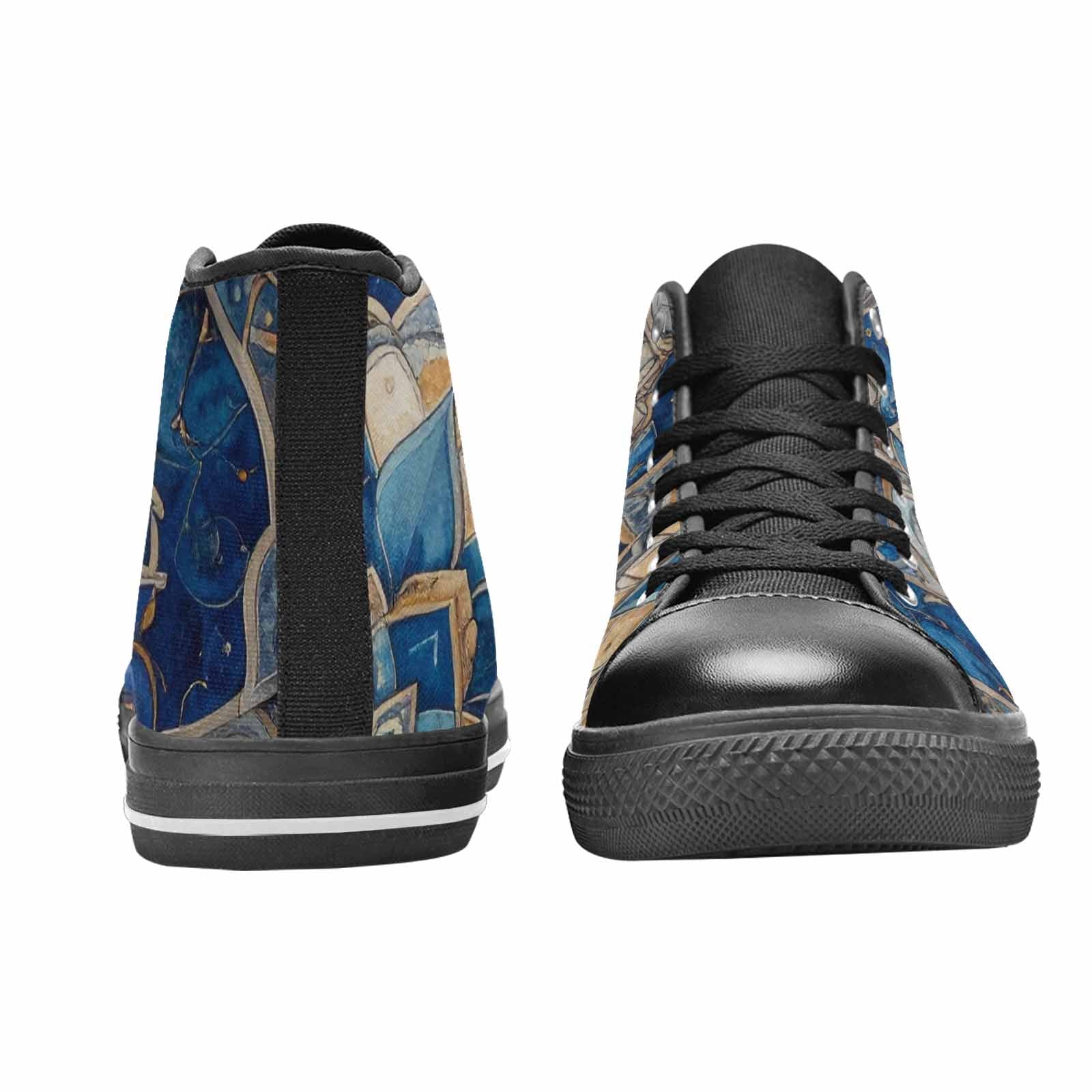 MEN'S Mandala High Top Canvas Wallpaper Art Shoes