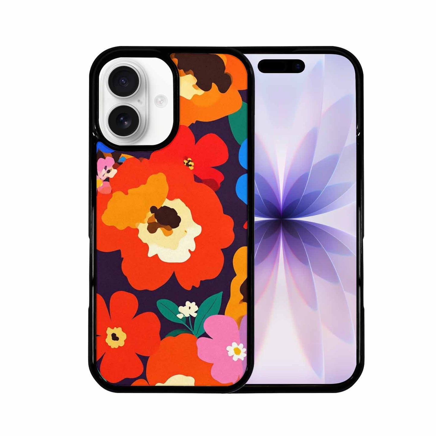 iPhone 17 Case — Leopard Print Floral Seamless Animal Print, Personalized Phone Case