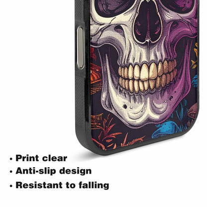 iPhone 16 Pro Case — Mushroom Skull, Personalized Phone Case