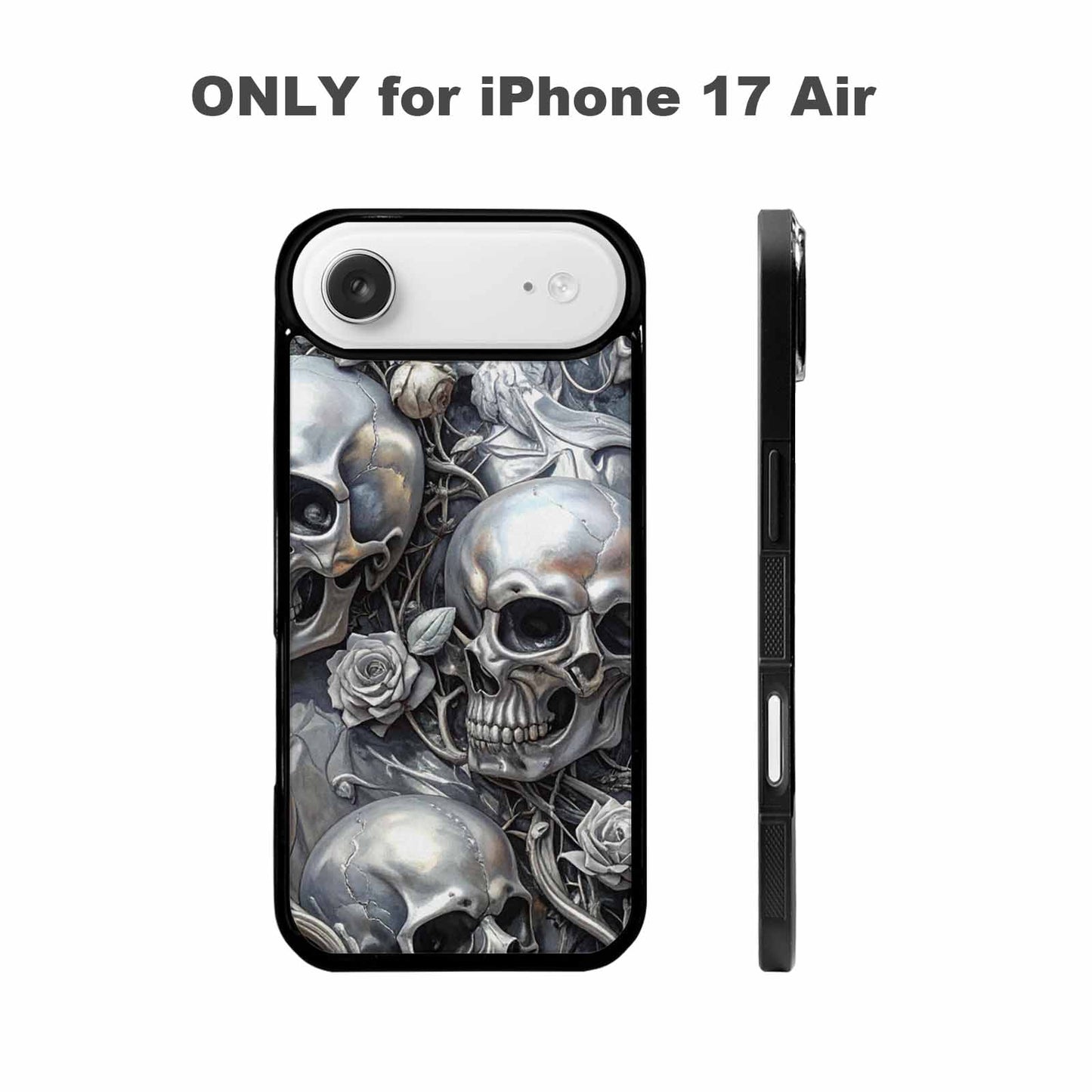 iPhone 17 Air Case — Seamless Tileable Pattern Of Overlapping Gothic, Personalized Phone Case