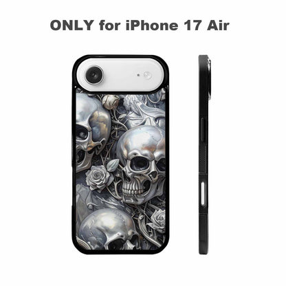iPhone 17 Air Case — Seamless Tileable Pattern Of Overlapping Gothic, Personalized Phone Case