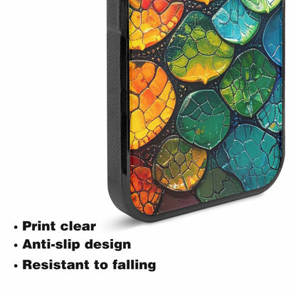 iPhone 15 Plus Case — Reptile Scale Full Color Vibrant Reptile, Custom Art Phone Cover