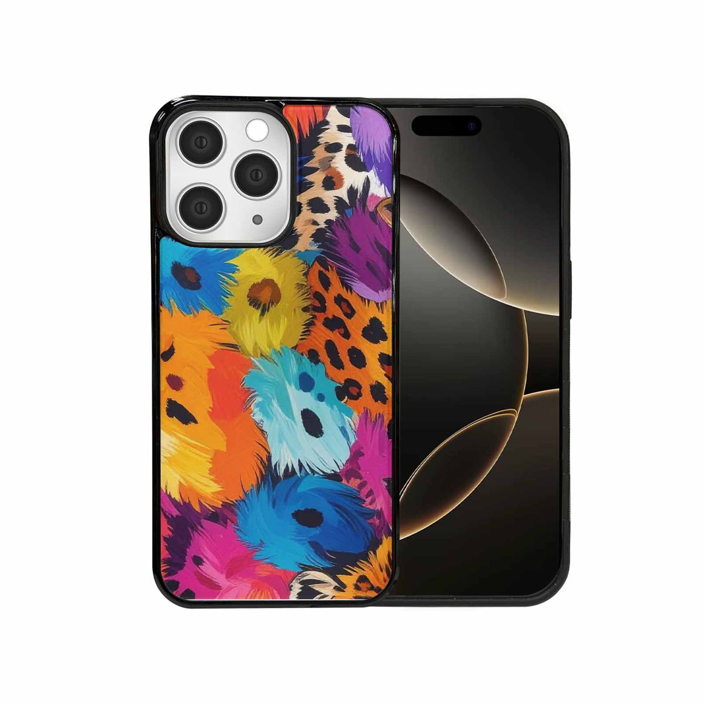 iPhone 15 Pro Max Case — Full Color Vibrantanimal Print A, Custom Phone Case
