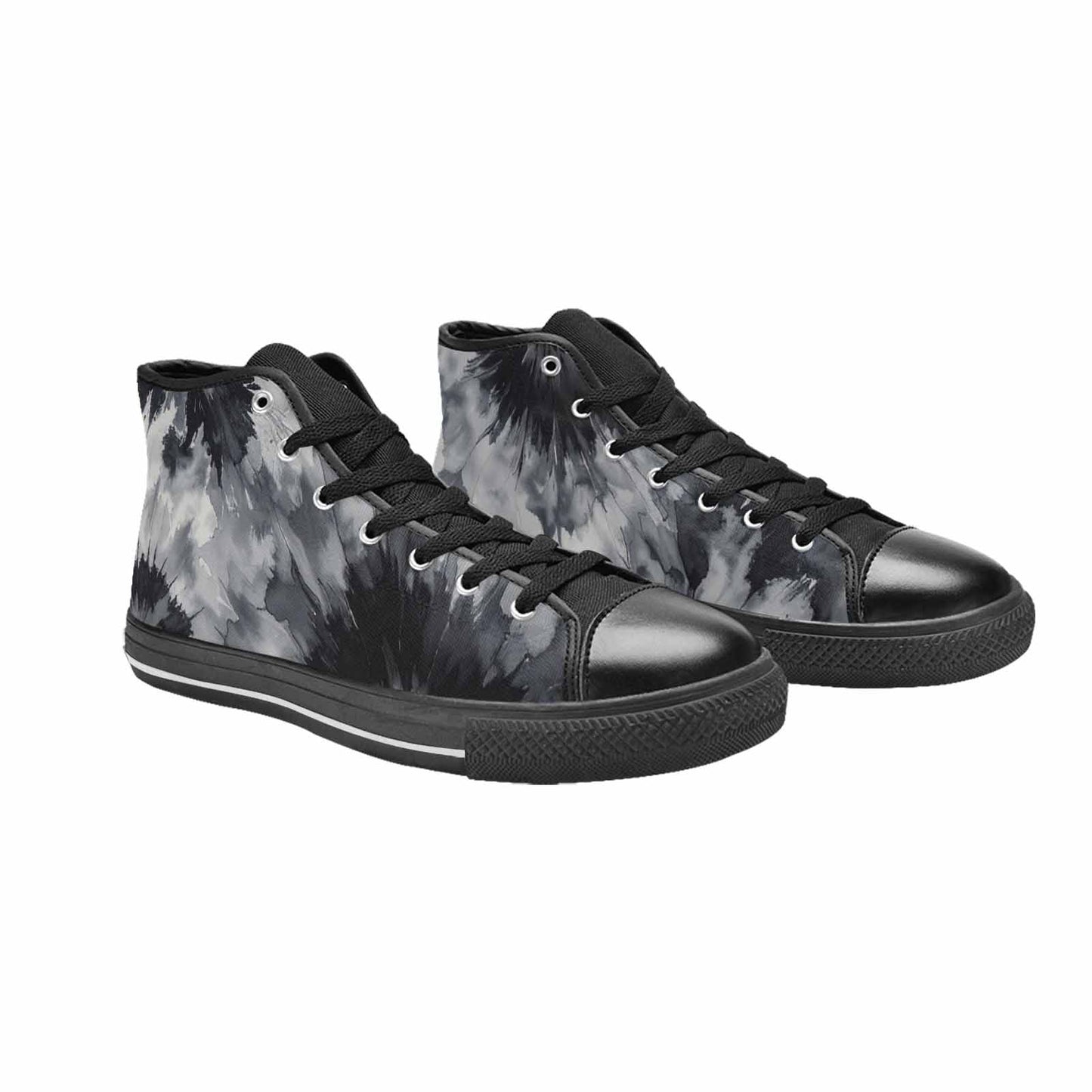 WOMEN'S Tie Dye - High Top Canvas Neon Fantasy Sneakers