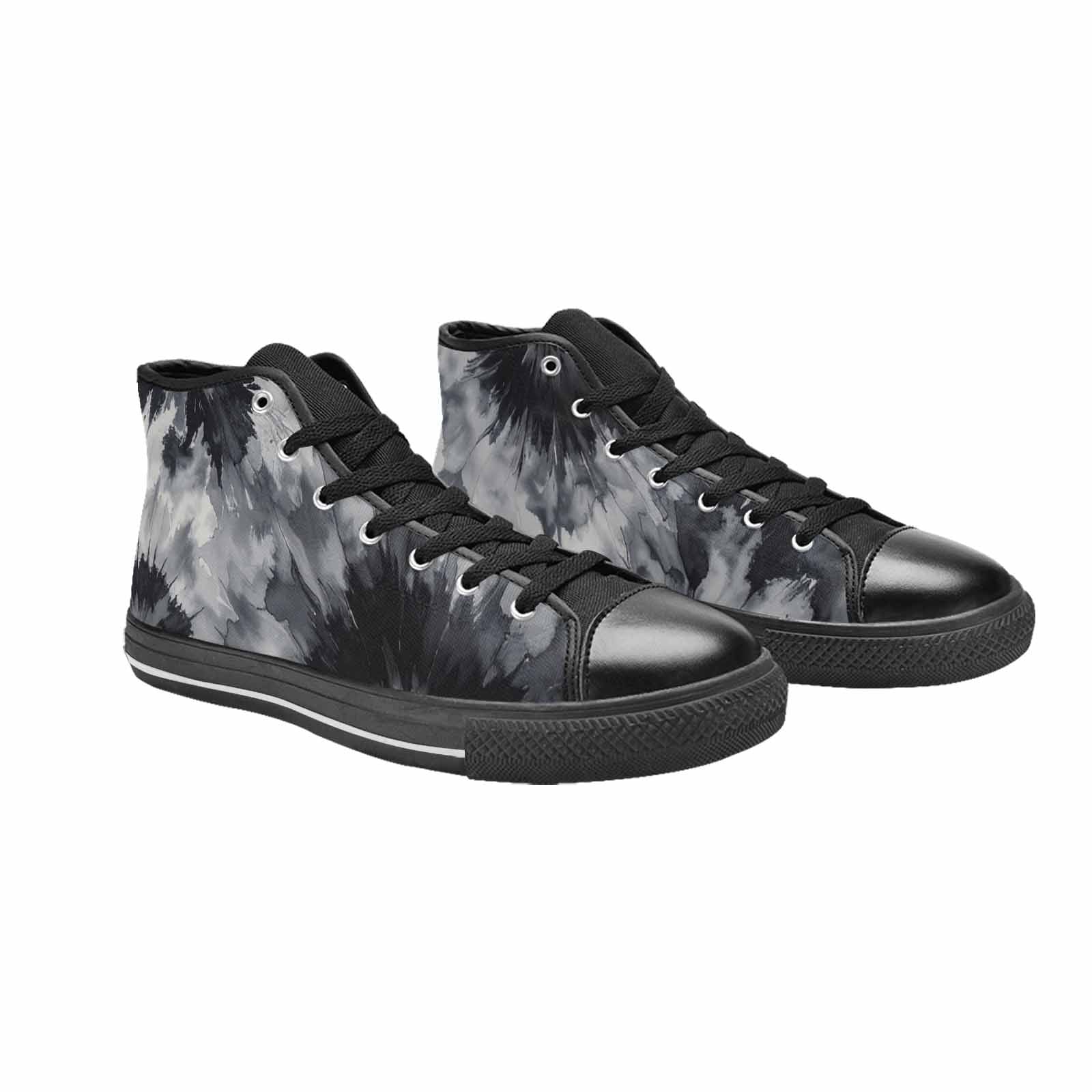 WOMEN'S Tie Dye - High Top Canvas Neon Fantasy Sneakers