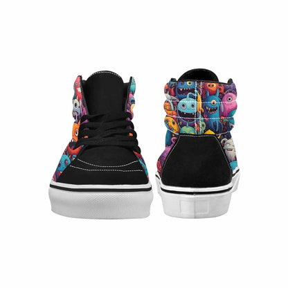 MEN'S Monsters (general) Cartoon Monst High Top Canvas Grunge Shoes