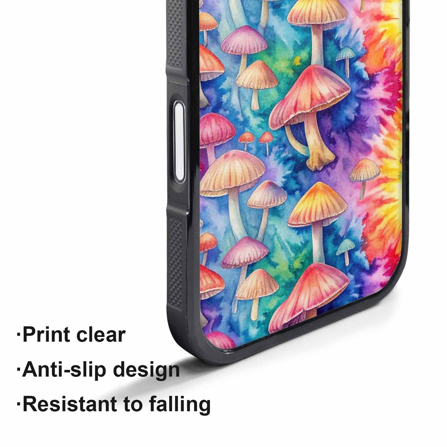 iPhone 17 Air Case — Mushrooms Tie Dyemushrooms Pat Hbx Tie, Custom Print Case Cover