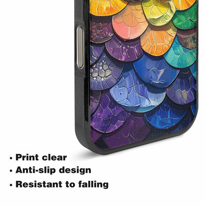 iPhone 16 Pro Max Case — Reptile Scale Full Color Vibrant Reptile, Custom Art Phone Cover