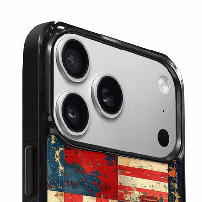 iPhone 17 Pro Max Case — Small American Flag Stars Galaxy Space, Custom Phone Case