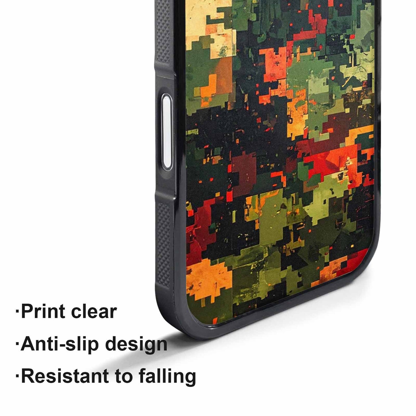 iPhone 17 Air Case — Small Military Camouflage Blotch Pattern Camo, Unique Phone Case Design