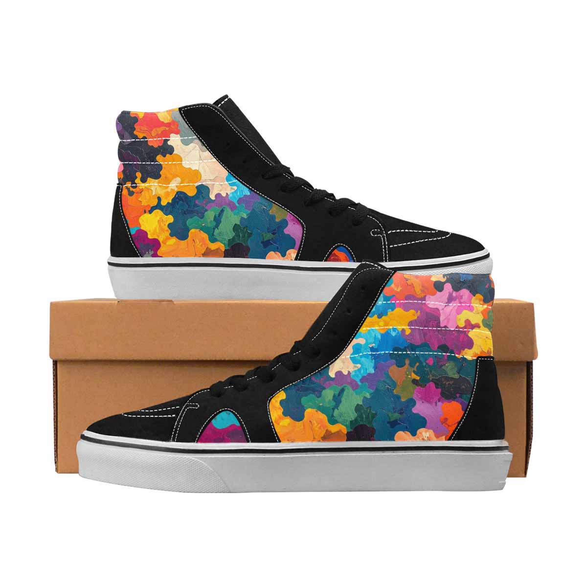 MEN'S Camo Full Color High Top Canvas Artist-designed Y2K Sneakers