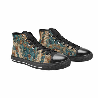MEN'S Mandala High Top Canvas Surreal Shoes