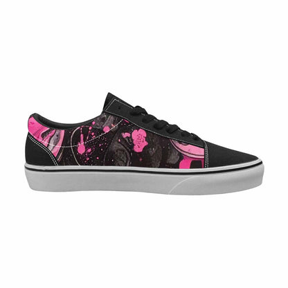 WOMEN'S Ice Cream Motif Lace-Up Canvas Aesthetic Custom Shoes
