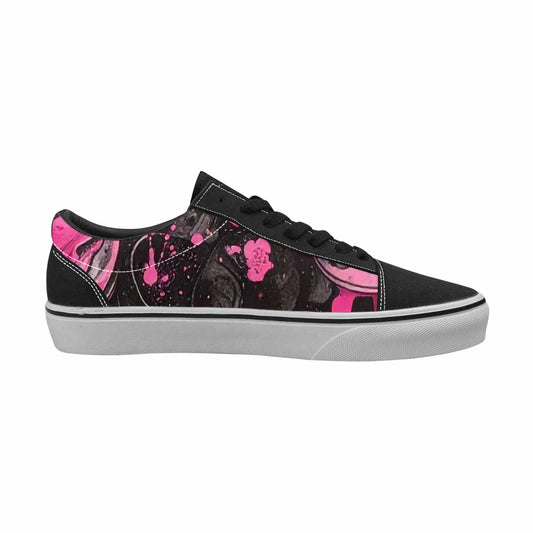 WOMEN'S Ice Cream Motif Lace-Up Canvas Aesthetic Custom Shoes