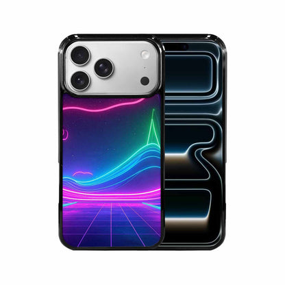 iPhone 17 Pro Max Case — Neon Cartoon Art Pattern Retro Vintage, Original Design Phone Case