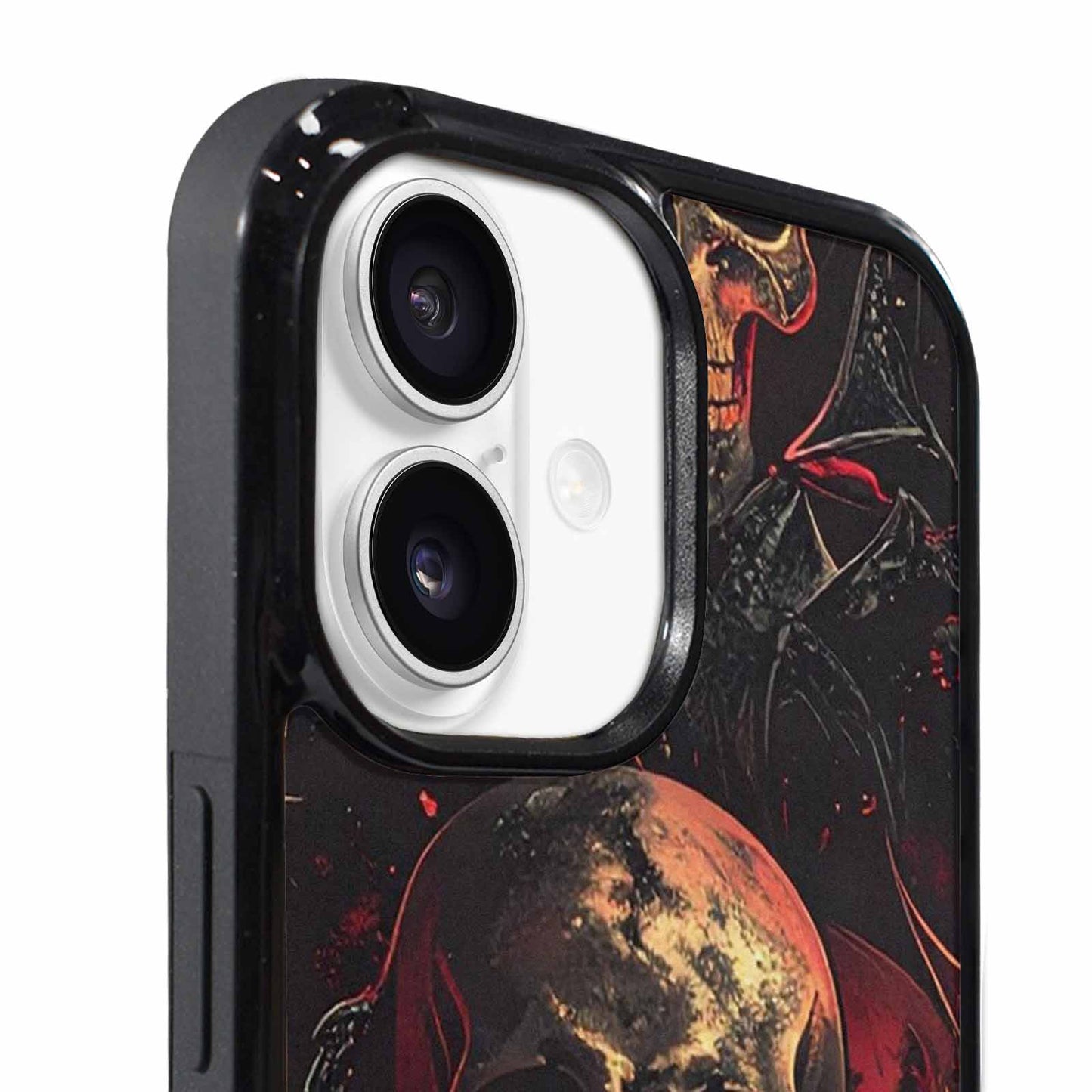 iPhone 17 Case — Skull Dark Art Gothic Print Gothic, Custom Printed Phone Case