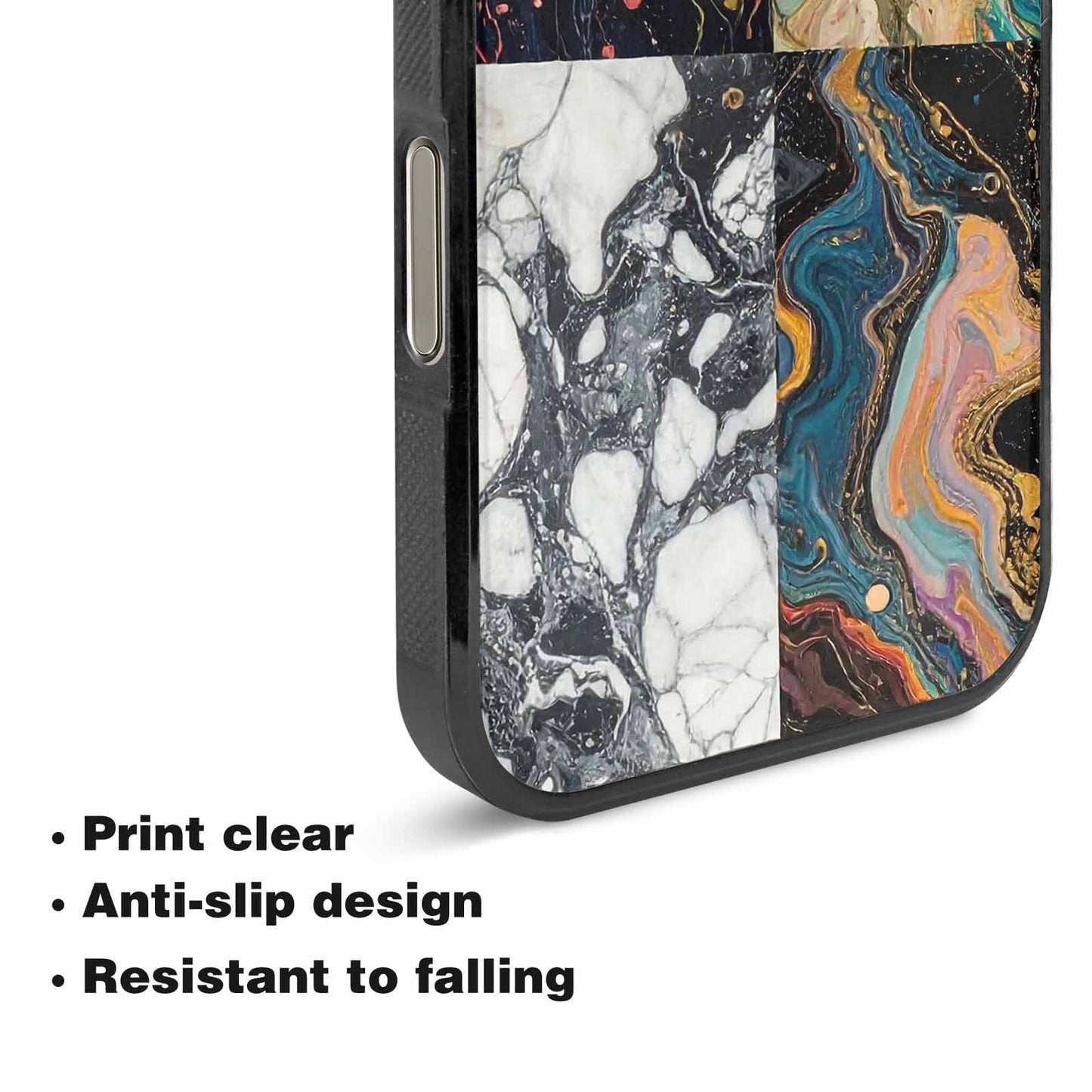 iPhone 16 Pro Max Case — Aliens Marblealiens Pattern Onb, Custom Phone Case