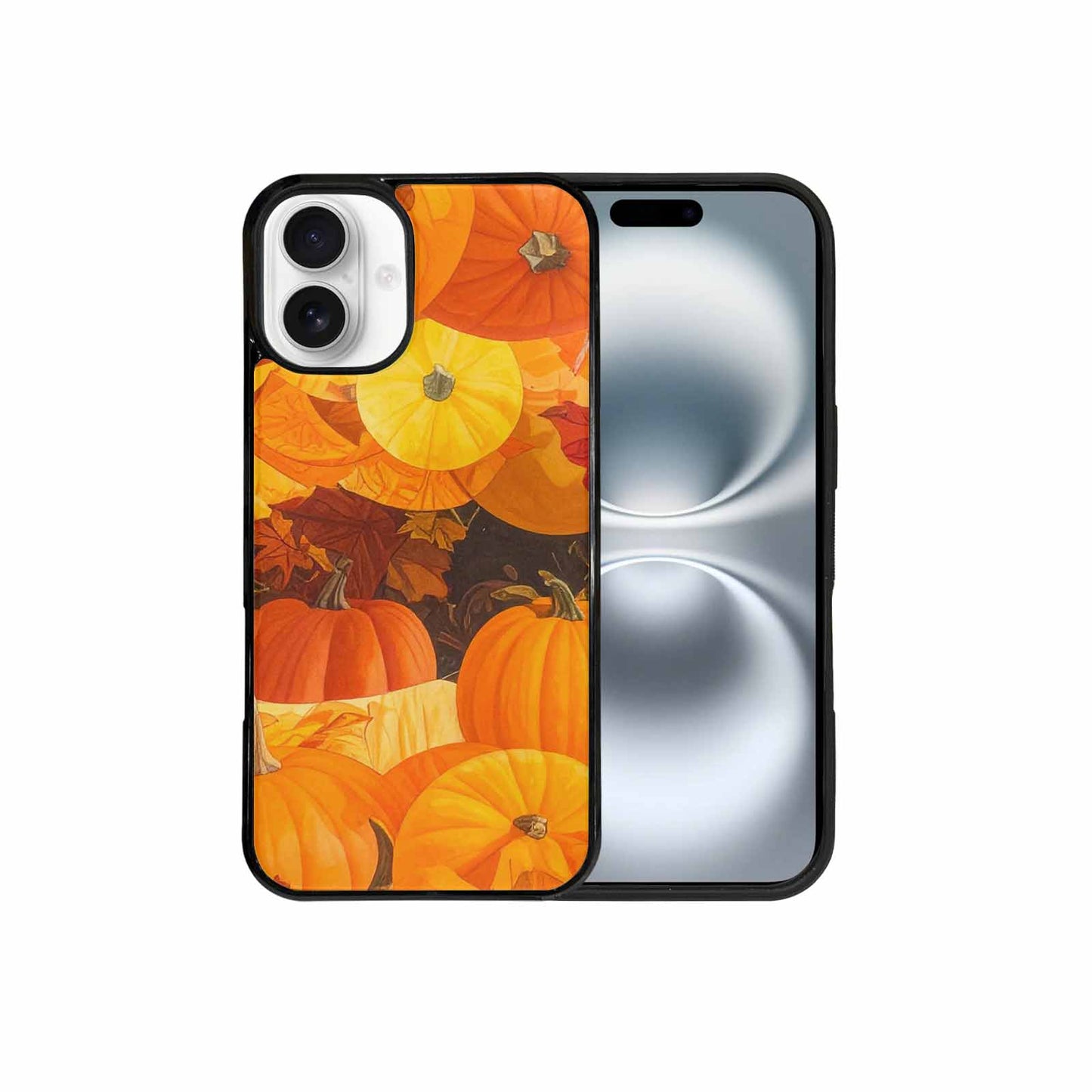 iPhone 16 Plus Case — Autumn Pumpkin Patch Autumn Pumpkin Patch, Custom Designed Case Cover