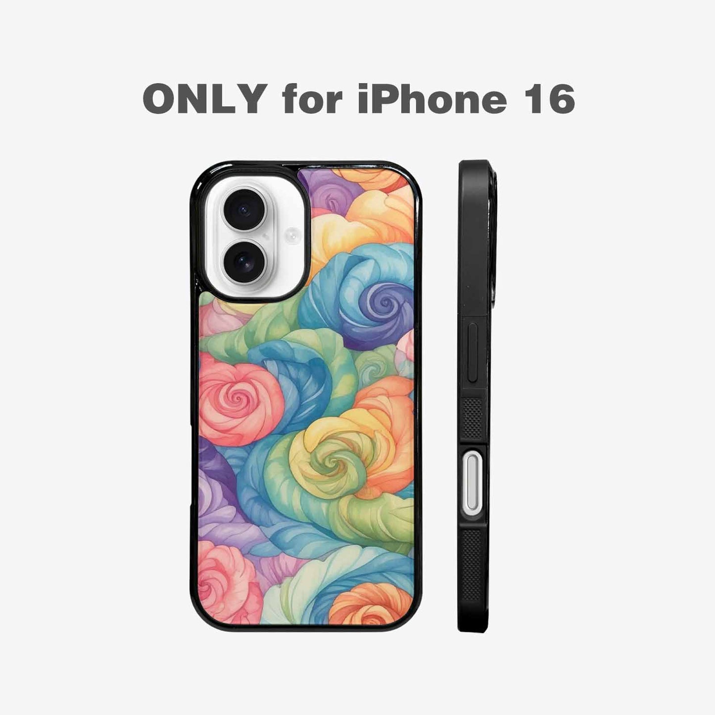 iPhone 16 Case — Tie Dye Swirls Tie Dye Swirls, Custom Phone Case