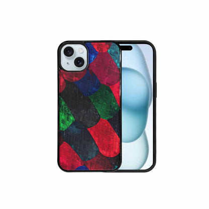 iPhone 15 Plus Case — Dark Snake Print, Original Design Phone Case