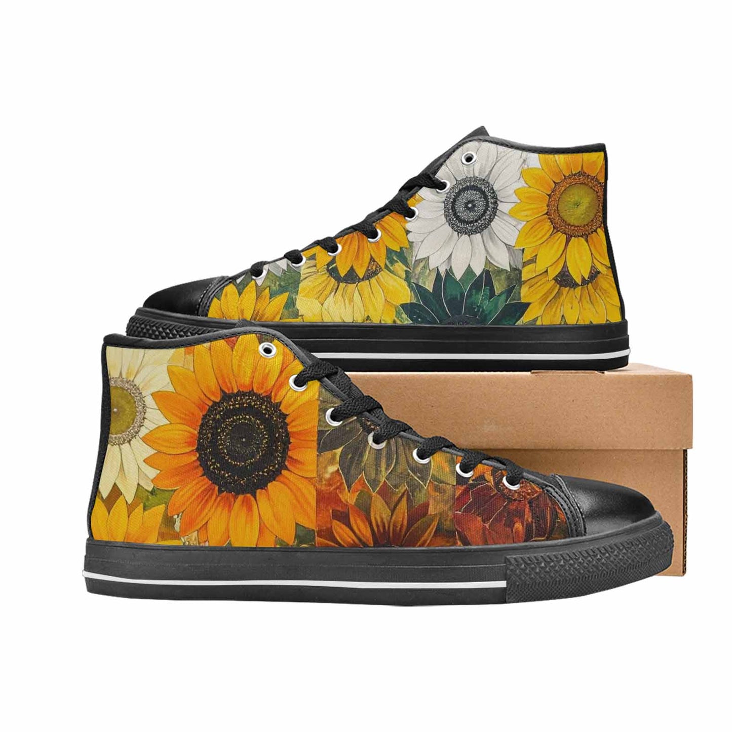 MEN'S Blend Melt Them High Top Canvas Cottagecore Shoes