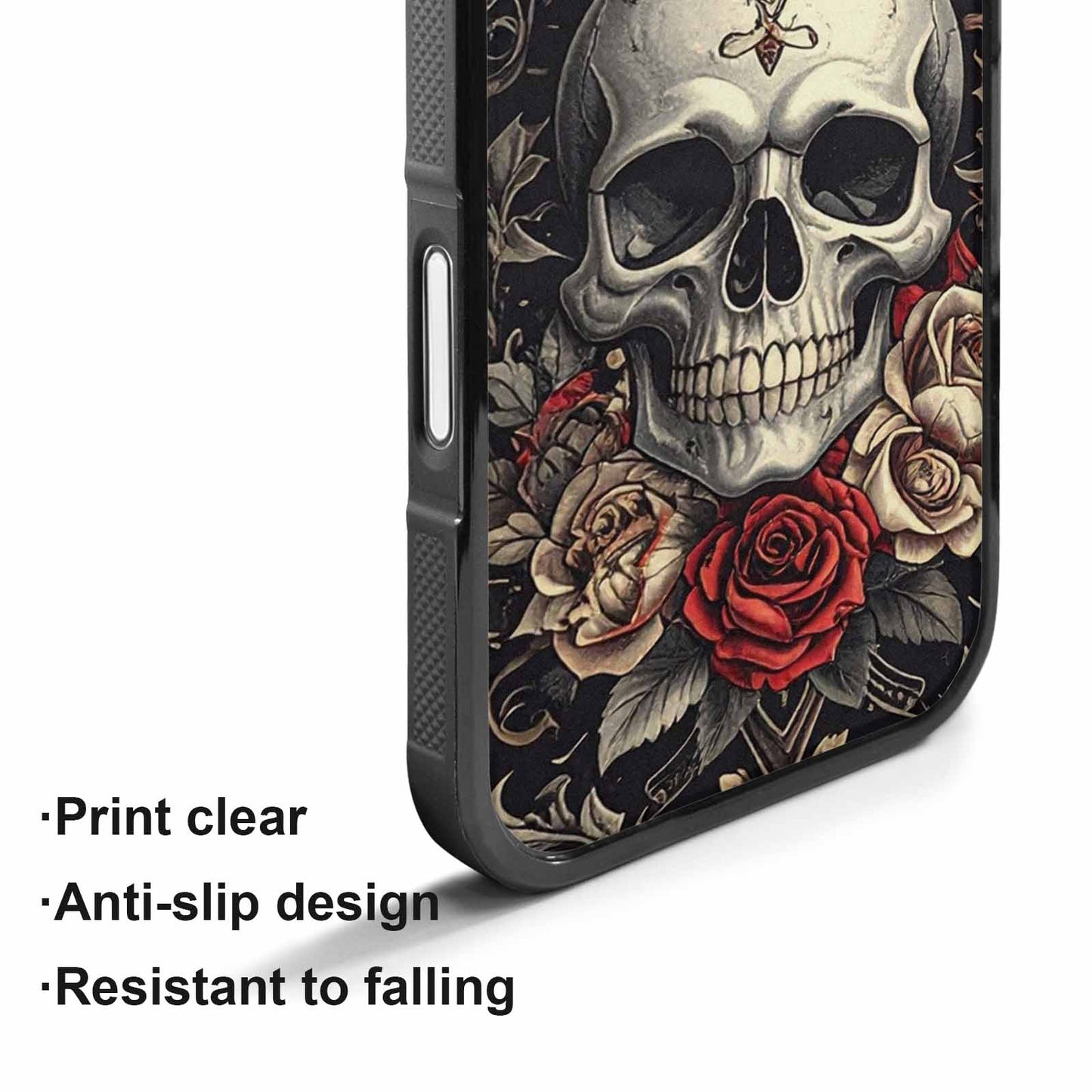 iPhone 17 Case — Skull Dark Art Gothic Print Gothic, Custom Art Phone Cover