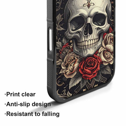 iPhone 17 Case — Skull Dark Art Gothic Print Gothic, Custom Art Phone Cover