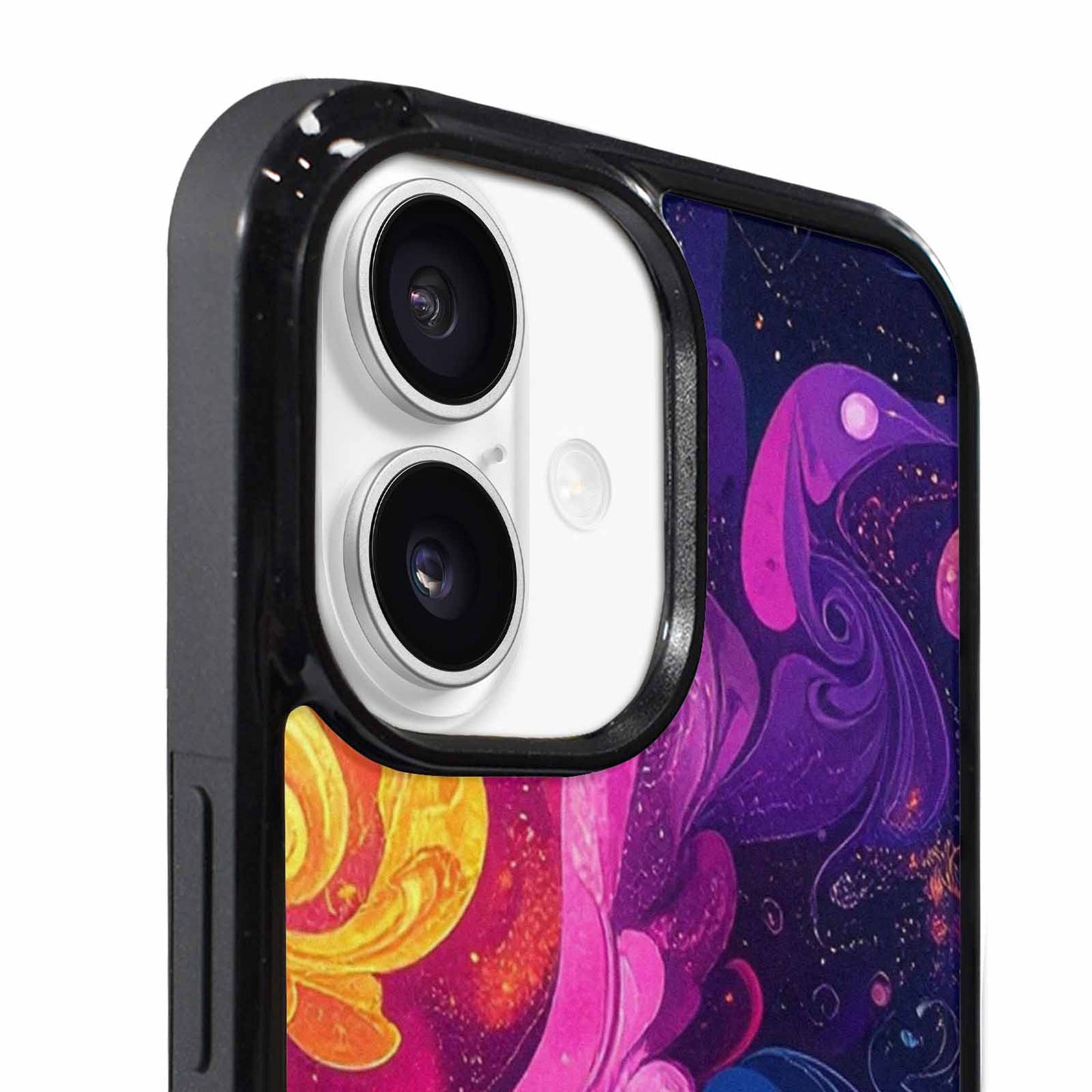 iPhone 17 Case — Rose Galaxy Art Seamless Galaxy Space, Custom Art Phone Cover